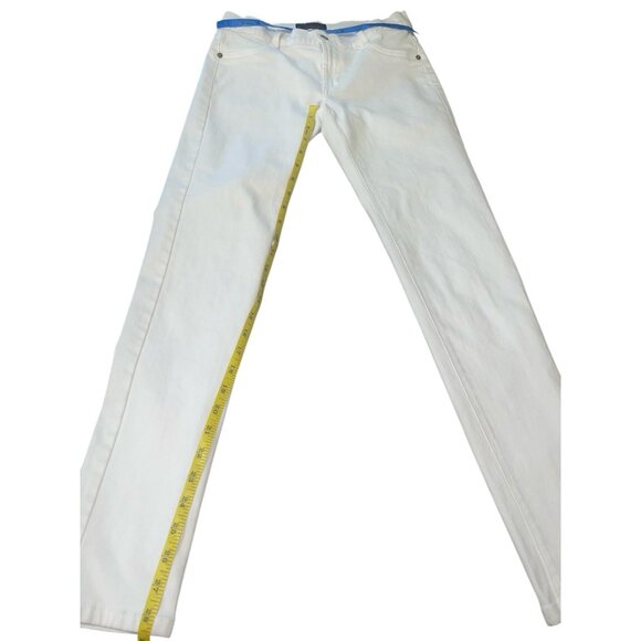 JAMES JEANS Women's Size 27 Waist Twiggy Jeans Frost White Skinny Jeans USA Made - Picture 6 of 10
